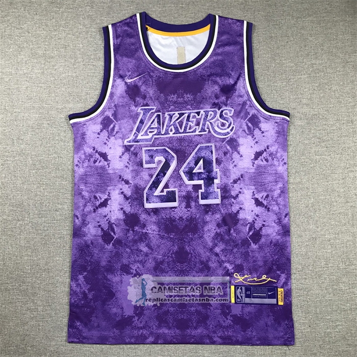 Camiseta Los Angeles Lakers Kobe Bryant NO 24 Select Series 2023 Violeta